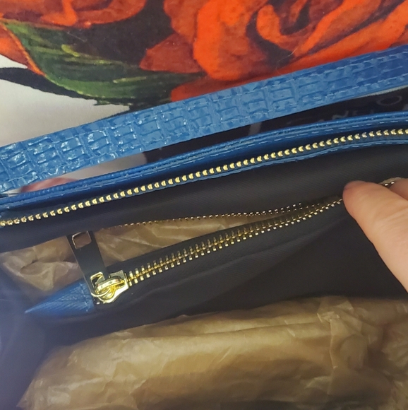 DIVINA FIRENZE Tamara Made in Italy Croc Embossed Genuine Leather Triple - Picture 5 of 9